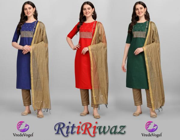 VV Riti Riwaz Cotton Designer Readymade Salwar